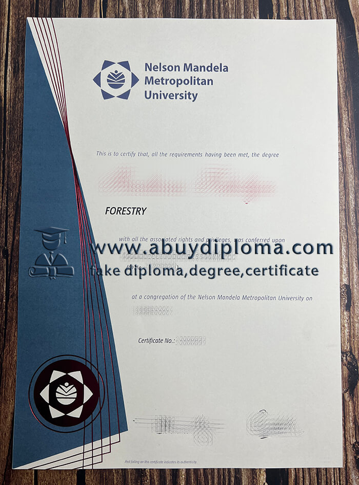 Buy Nelson Mandela Metropolitan University fake diploma online.