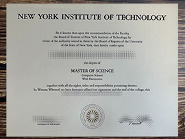 Fake New York Institute of Technology diploma, Buy NYIT fake degree.