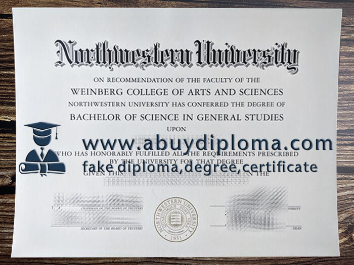 Buy Northwestern University fake diploma online.