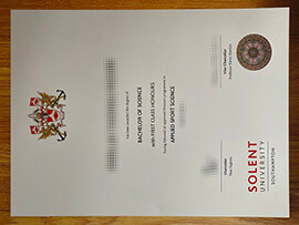 Get Solent University fake diploma online.