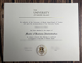 Buy University of Rhode Island fake diploma.