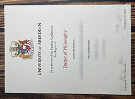 Get University of Aberdeen fake diploma online.