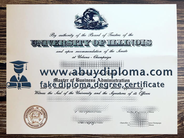Buy University of Illinois fake diploma.