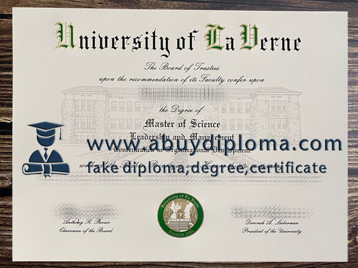 Fake University of La Verne diploma online, Make ULV degree.