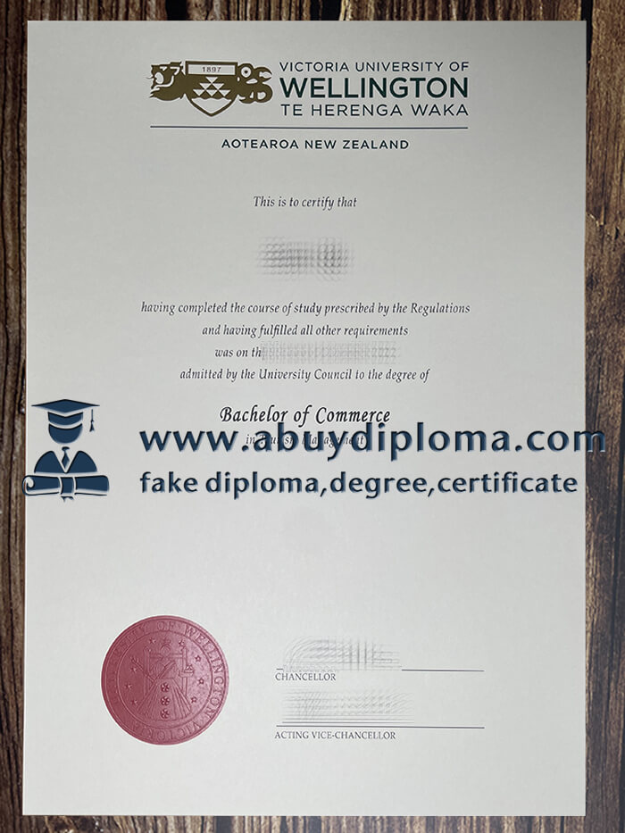 Buy Victoria University of Wellington fake diploma online.