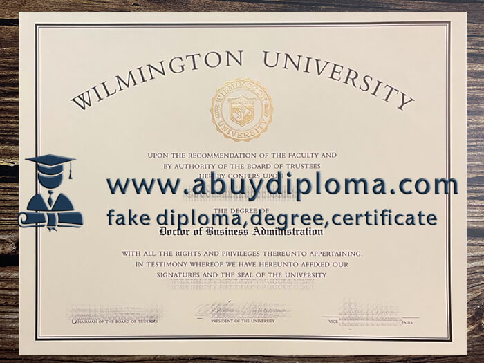 Buy Wilmington University fake diploma online.