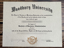 Buy Woodbury University fake diploma online.