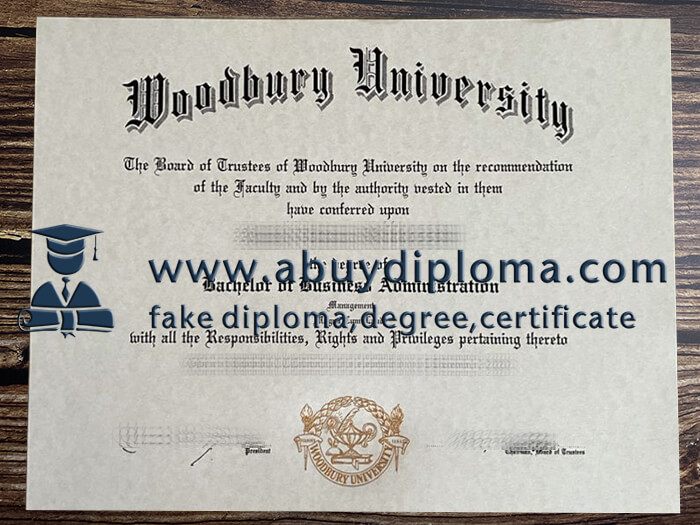 Get Woodbury University fake diploma online.