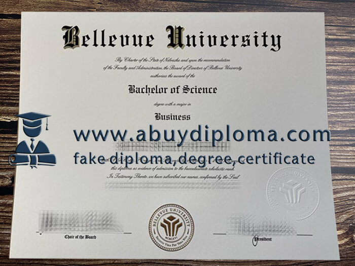 Buy Bellevue University fake diploma, Fake Bellevue University diploma.