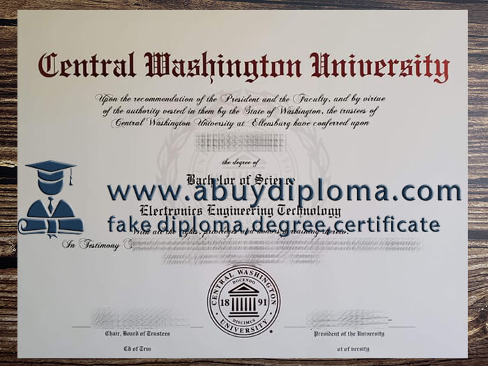 Get Central Washington University fake diploma.