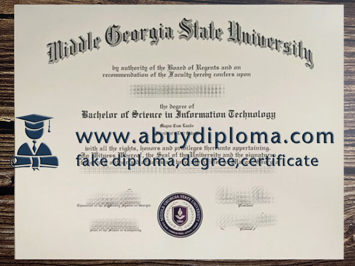 Buy Middle Georgia State University fake diploma.