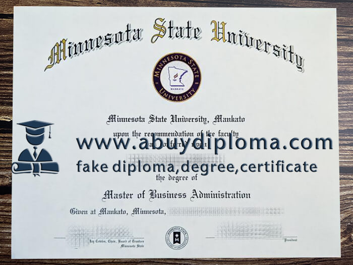 Buy Minnesota State University fake diploma, Fake MSU degree.