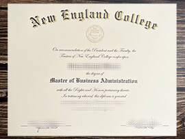 Order New England College fake diploma online.