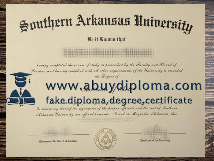 Buy Southern Arkansas University fake diploma.
