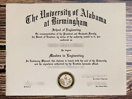 Get University of Alabama at Birmingham fake diploma.