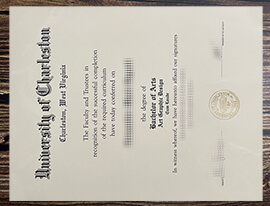 Fake UC diploma online, Buy University of Charleston fake diploma.