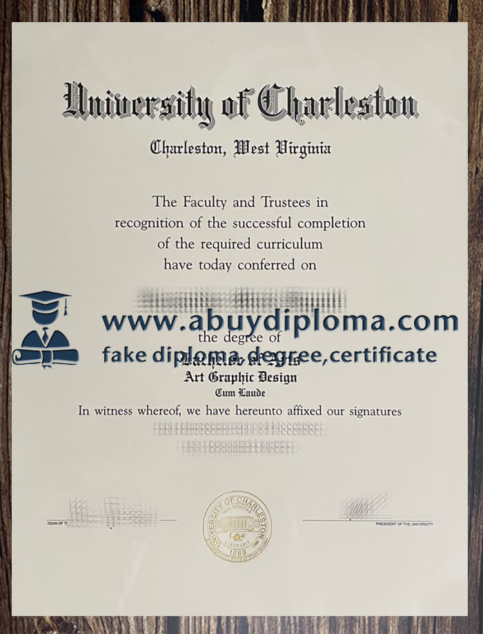 Get University of Charleston fake diploma.