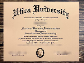 Buy Utica University fake diploma online.