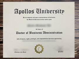 Get Apollos University fake diploma online.
