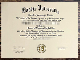 Fake Bastyr University diploma online.