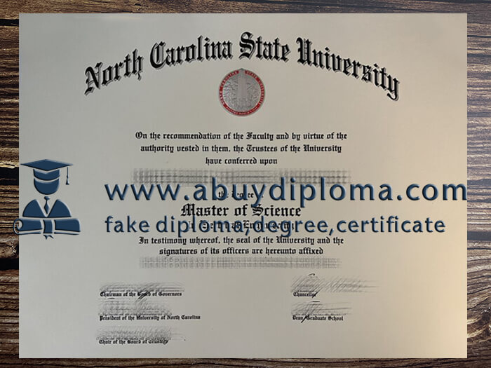 Buy North Carolina State University fake diploma, Fake NC State University degree.