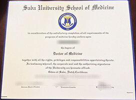 Fake Saba University School of Medicine diploma, Get Saba University School of Medicine fake degree.