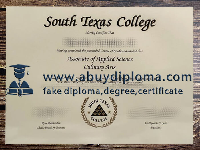 Buy South Texas College fake diploma, Fake STC degree online.