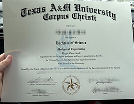 Buy Texas A&M University Corpus Christi fake diploma.
