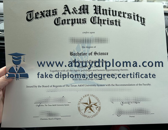 Buy Texas A&M University Corpus Christi fake diploma.