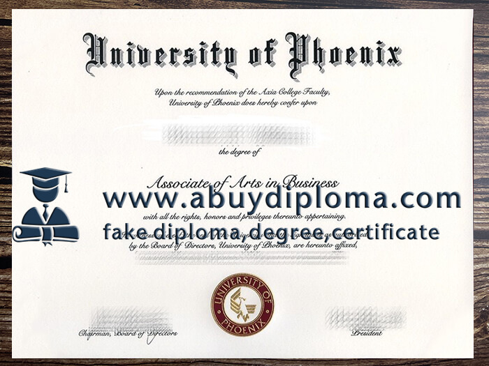 Buy University of Phoenix fake diploma online. Fake University of Phoenix degree.