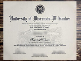 Get University of Wisconsin Milwaukee fake diploma.