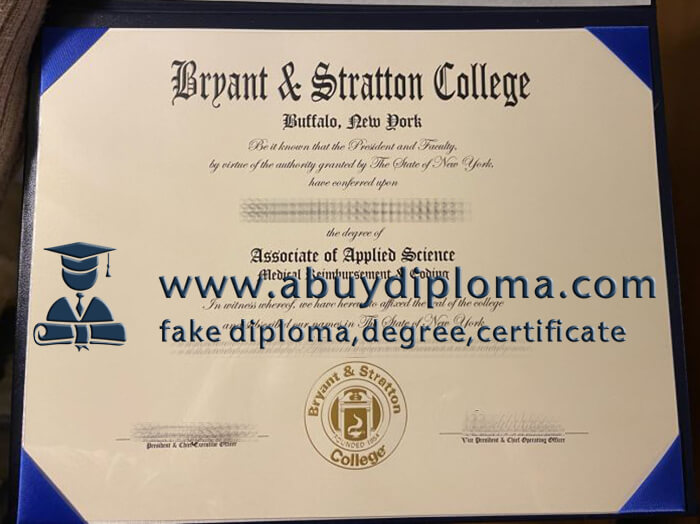Buy Bryant & Stratton College fake diploma, Fake BSC degree online.