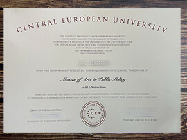 Purchase Central European University fake diploma.
