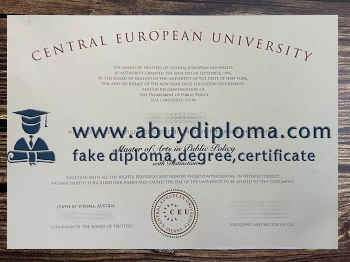 Buy Central European University fake diploma, Fake CEU degree online.