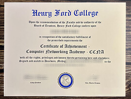 Get Henry Ford College fake diploma.