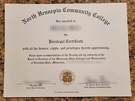 Obtain North Hennepin Community College fake diploma.