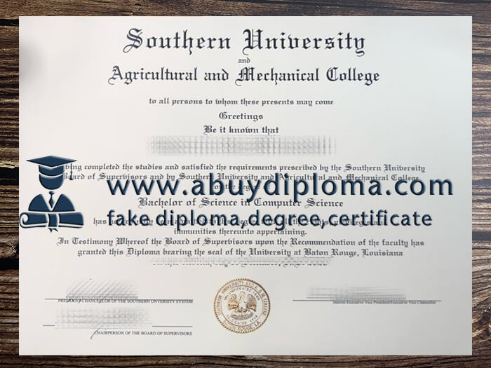 Get Southern University fake diploma.