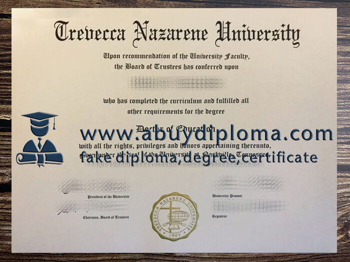 Buy Trevecca Nazarene University fake diploma, Fake TNU degree.