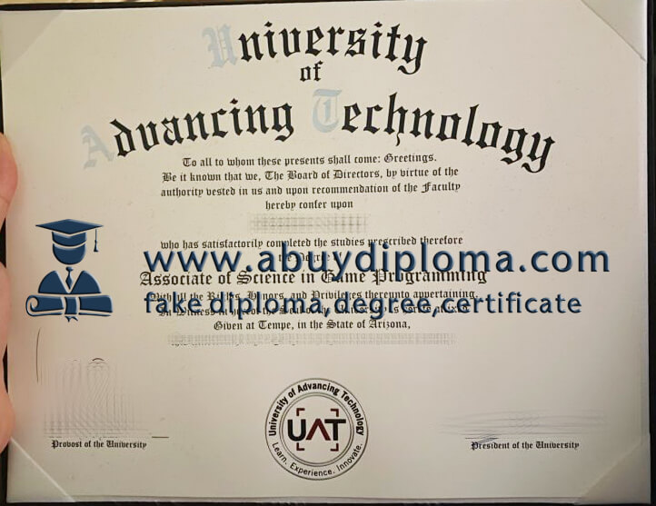 Buy University of Advancing Technology fake diploma. 