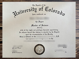 Purchase University of Colorado fake diploma.