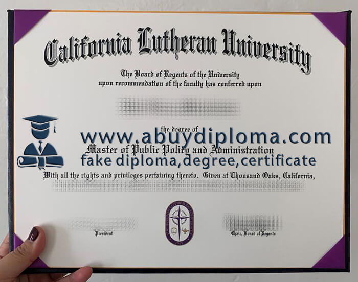 Buy California Lutheran University fake diploma online.
