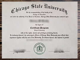 Obtain Chicago State University fake diploma.