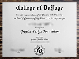 Get College of Dupage fake diploma online.