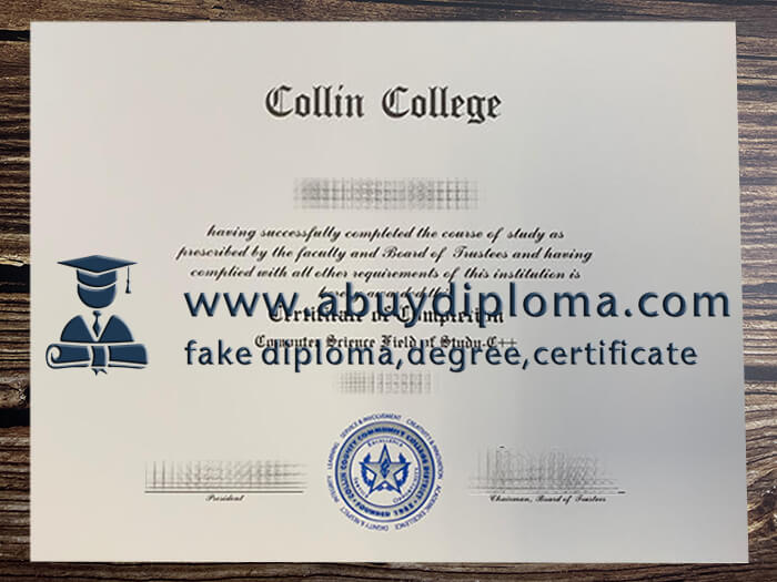 Get Collin College fake diploma online.