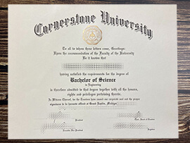 Get Cornerstone University fake diploma online.