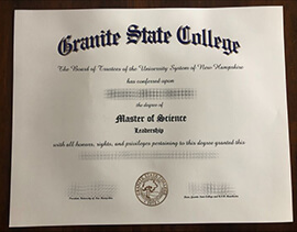 Get Granite State College fake diploma online.