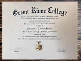 Purchase Green River College fake diploma.