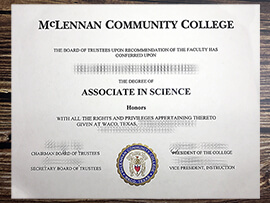 Obtain Mclennan Community College fake diploma.
