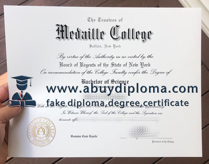 Get Medaille College fake diploma online.