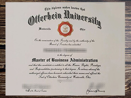 Get Otterbein University fake diploma online.